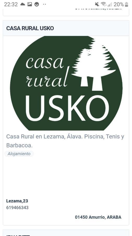 Casa Rural Usko X Vi0020 Amurrio Exterior photo